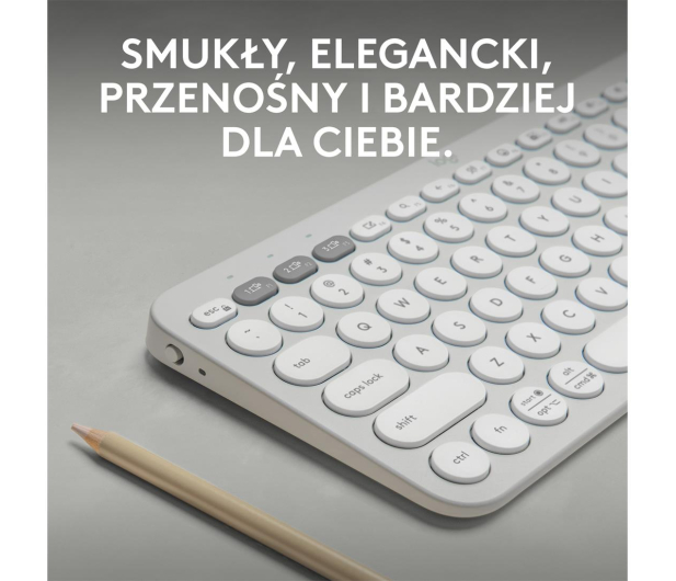 Logitech K380s Pebble Keys 2 biały - 1172751 - zdjęcie 6